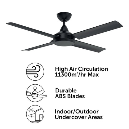 Brilliant Cairns 52" DC Ceiling Fan With of Without Light - Mases LightingBrilliant Lighting