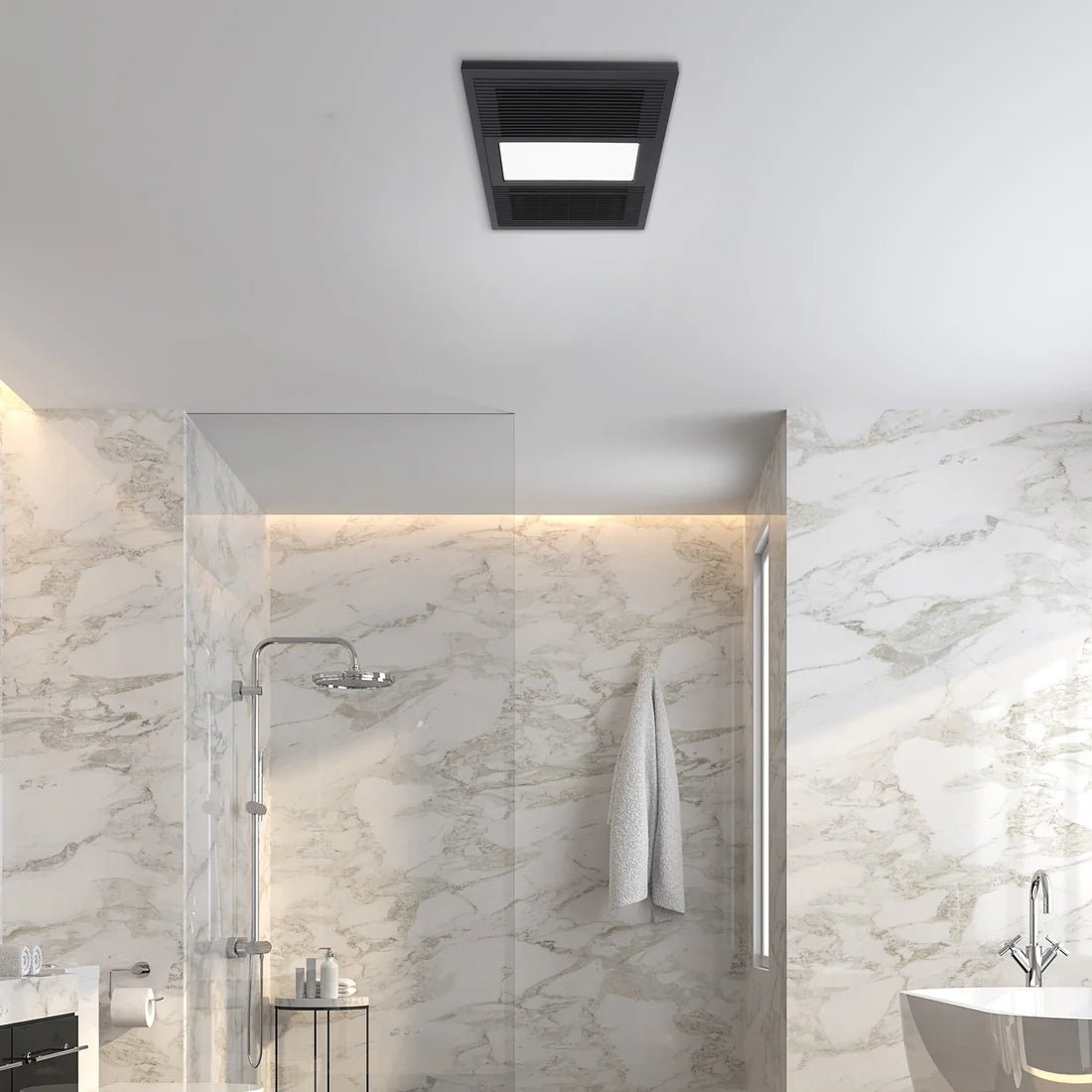 Brilliant Solace XL 4-In-1 Bathroom Mate - Mases LightingBrilliant Lighting