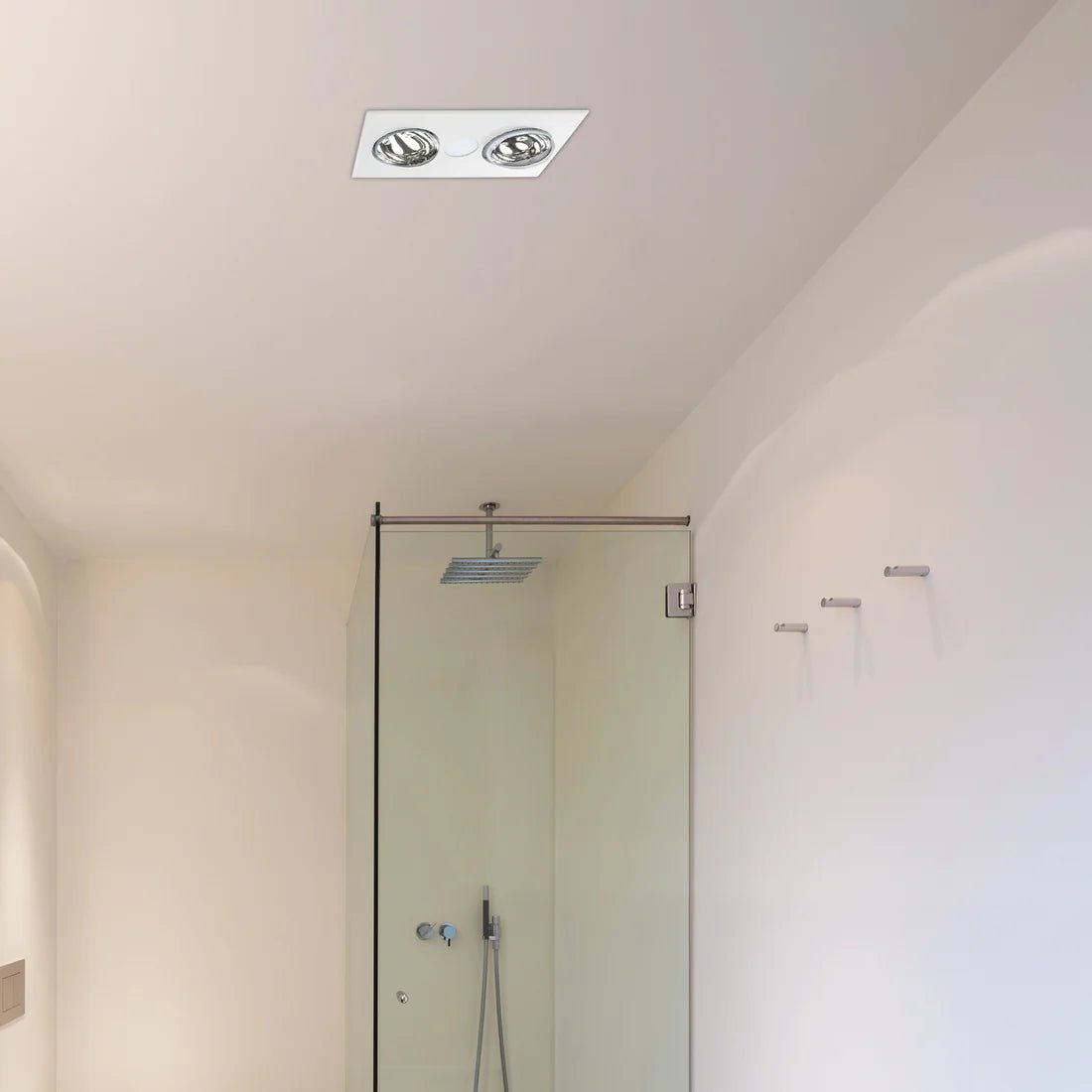Brilliant White Horizon 2 Light Bathroom Mate - Mases LightingBrilliant Lighting