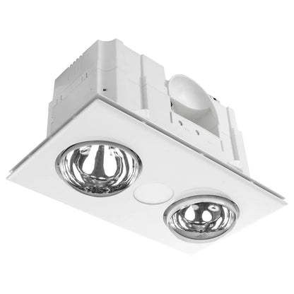 Brilliant White Horizon 2 Light Bathroom Mate - Mases LightingBrilliant Lighting