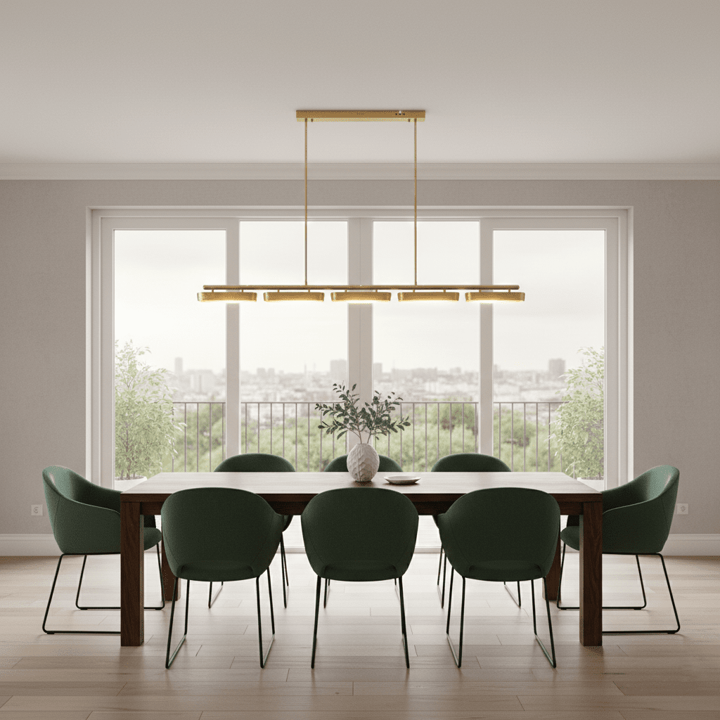 Bronte Pendant Light in Brass and Antique Brass | Lighting Creations