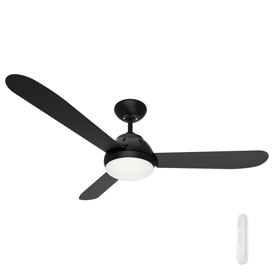 Brooke 50" DC Ceiling Fan with Remote With Light or Without Light in White or Black - Mases LightingMercator