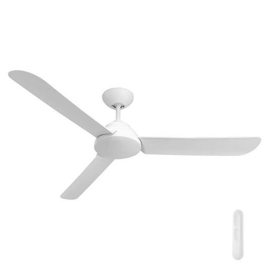 Brooke 50" DC Ceiling Fan with Remote With Light or Without Light in White or Black - Mases LightingMercator