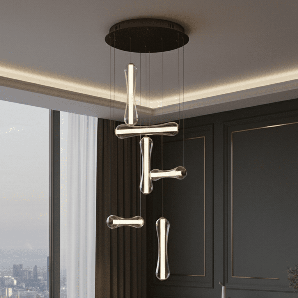 Bruno 6 Light Pendant Light | Lighting Creations