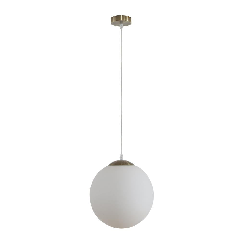 Domus BUBBLE-300 Clear or Opal Ball Glass Pendant 1XE27 - 200/250/300 - Mases LightingDomus