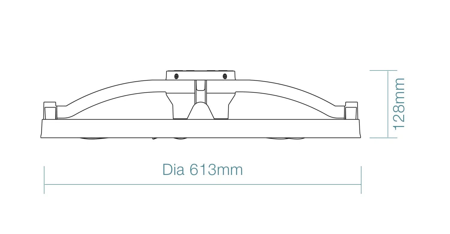 Catalina DC 21″ Smart Ceiling Fan With Remote Control + LED Light