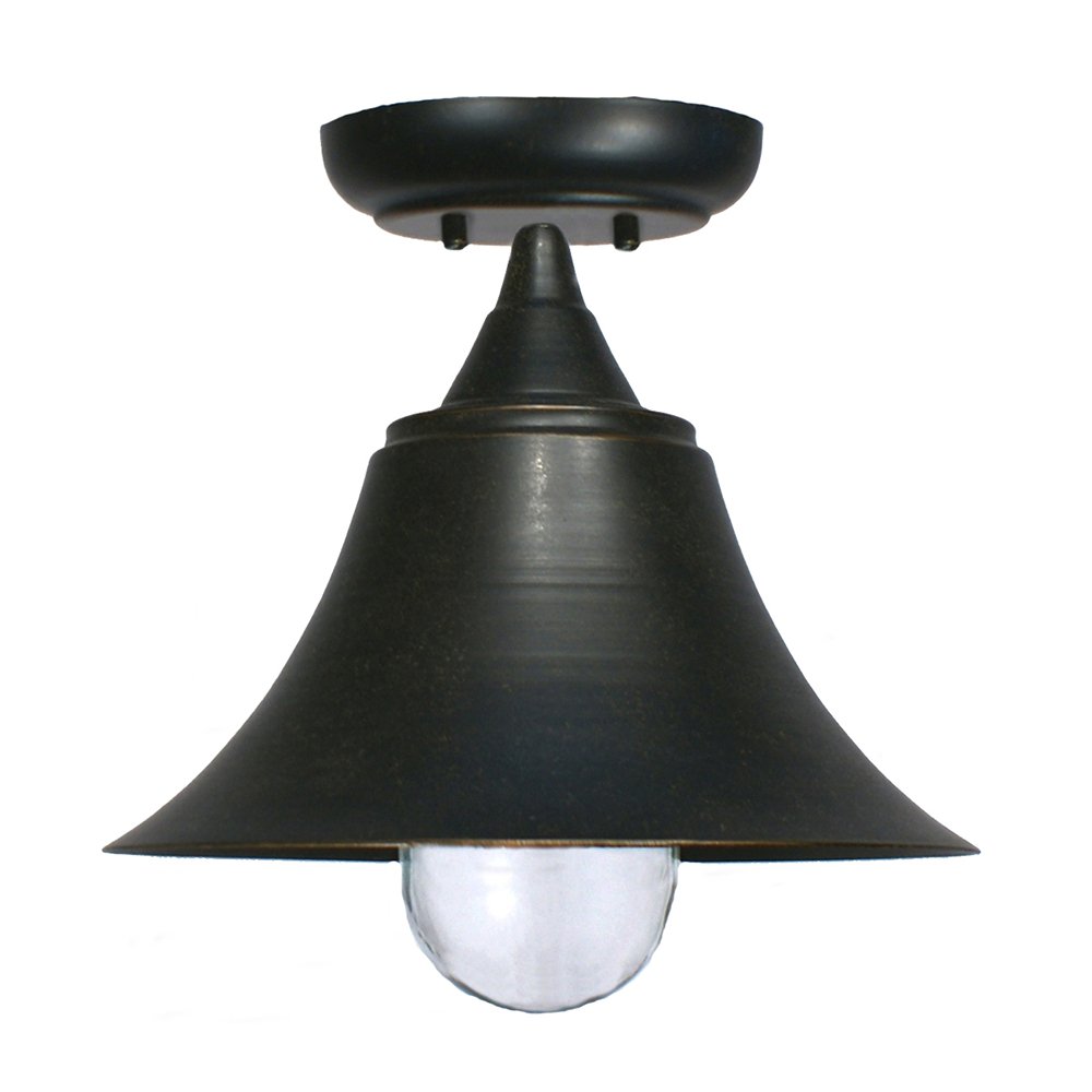 Causeway Under Eave 1 Light Antique Bronze Pendant Light - Mases LightingLode Lighting