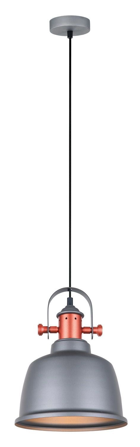 CLA ALTA - 1 Light Metal Pendant Matt White, Matt Black or Matt Grey