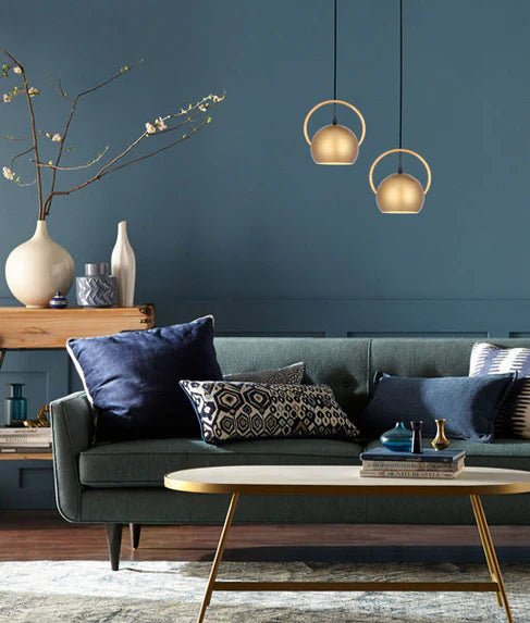 CLA BELLA - 1 - 2 - 3 Light Metal Pendant White, Black or Gold - Mases LightingCLA