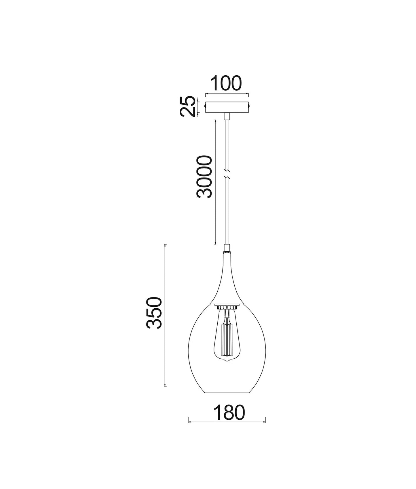 CLA BROTE: Retro Interior Bronze Wine Glass Shape Pendant Lights - Mases LightingCLA