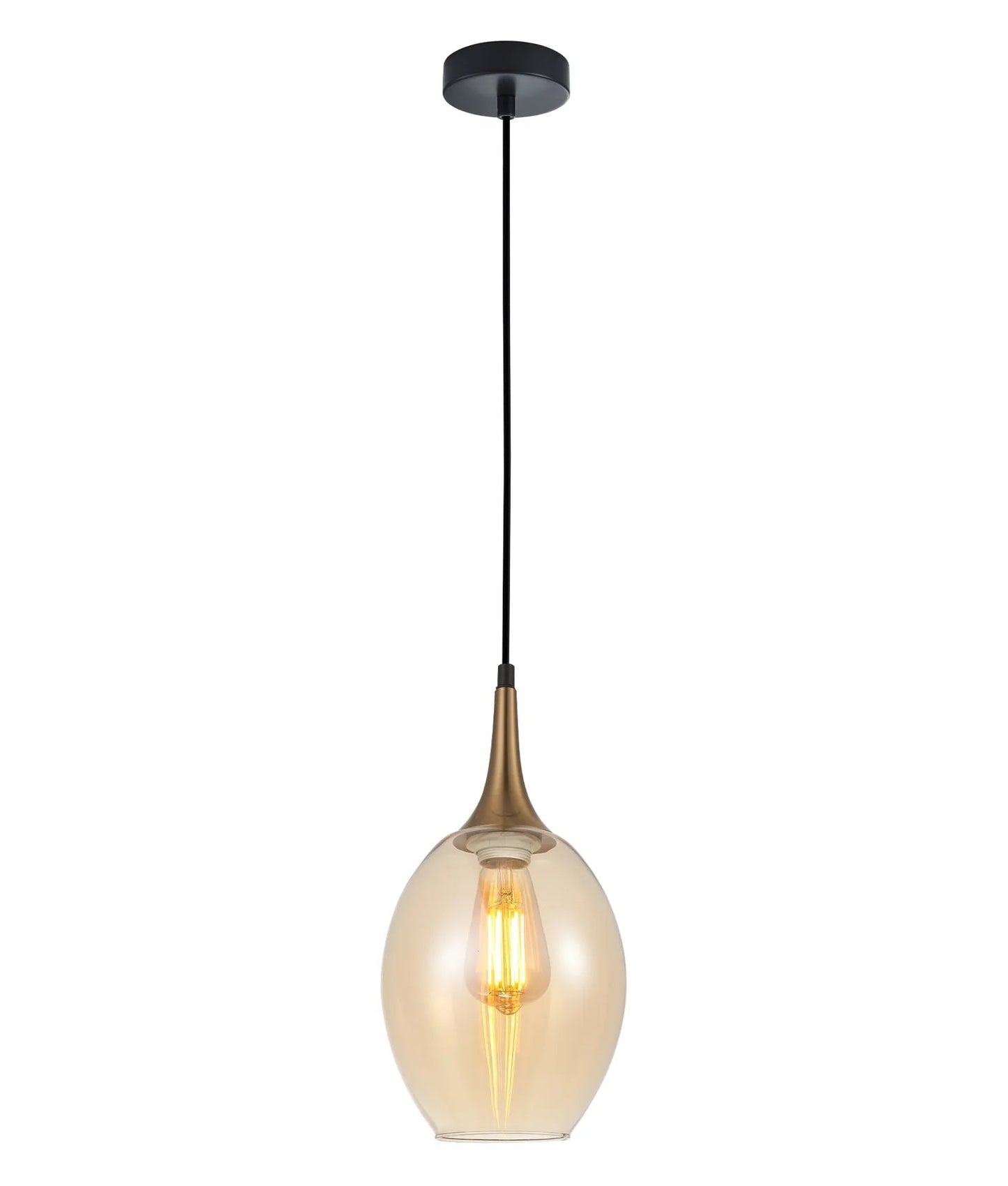 CLA BROTE: Retro Interior Bronze Wine Glass Shape Pendant Lights - Mases LightingCLA