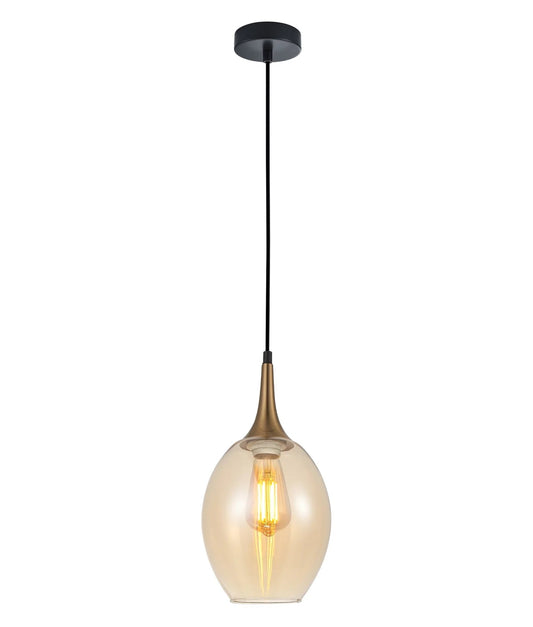 CLA BROTE: Retro Interior Bronze Wine Glass Shape Pendant Lights - Mases LightingCLA