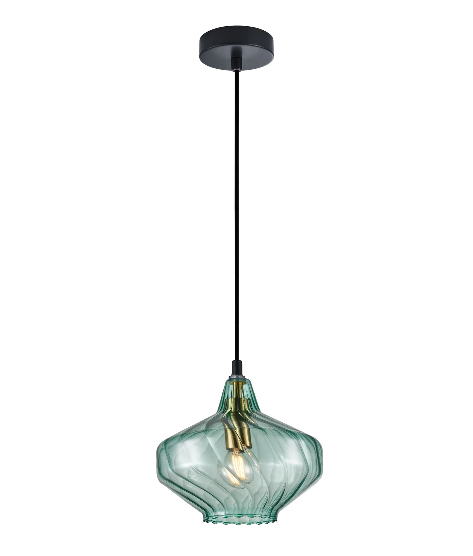 CLA CAMPANA Interior Wine Glass Shape Ribbed Pendant Lights