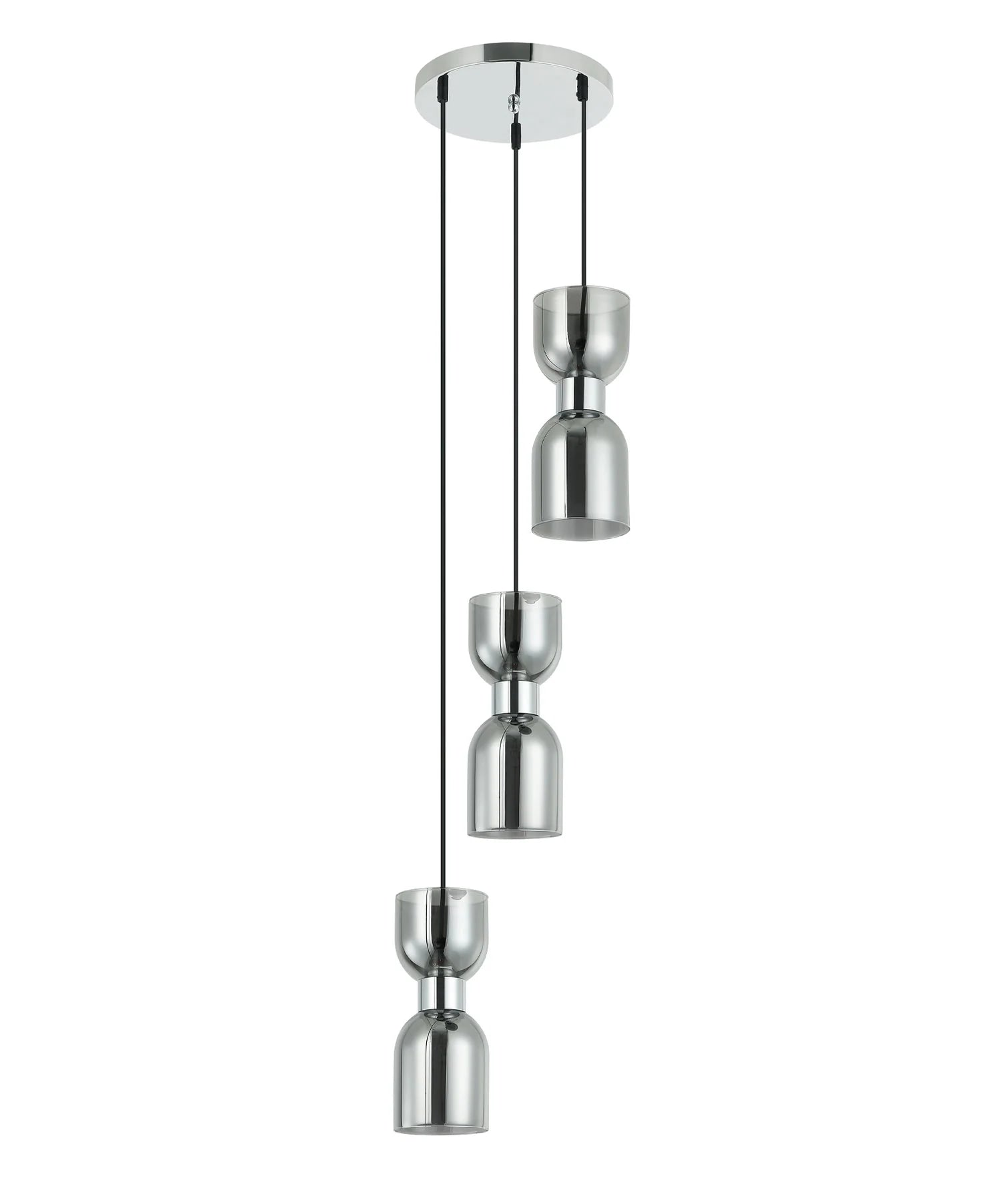 CLA CLESSIDRA Interior Ellipse Multiple Round Base Pendant Lights - Mases LightingCLA