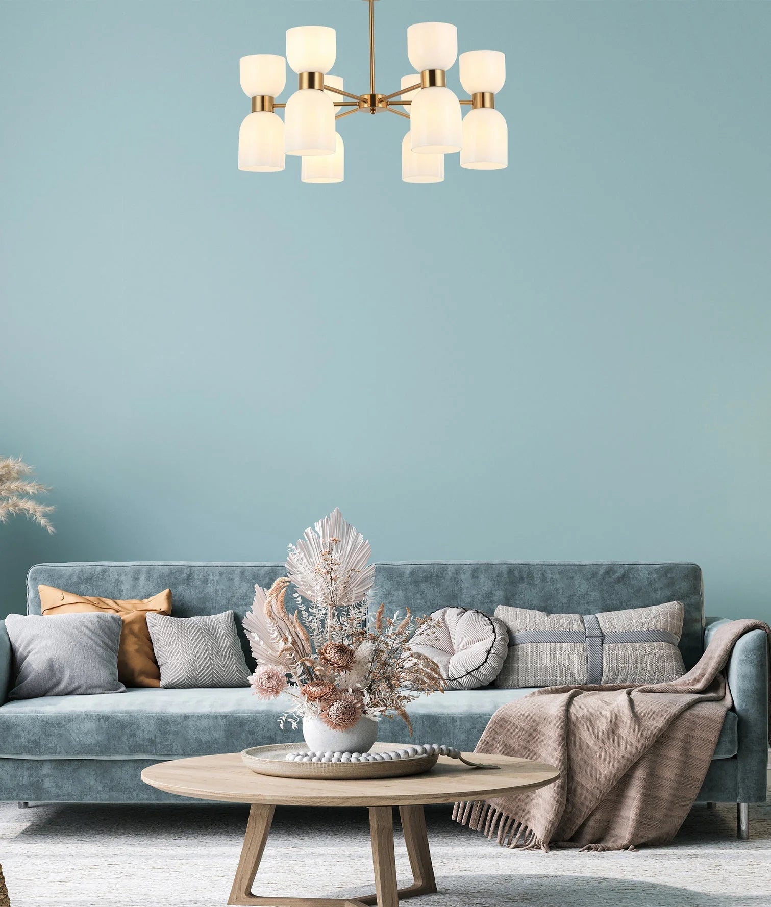 CLA CLESSIDRA Interior Ellipse x12 Round Base Pendant Light - Mases LightingCLA