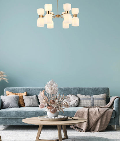 CLA CLESSIDRA Interior Ellipse x12 Round Base Pendant Light - Mases LightingCLA