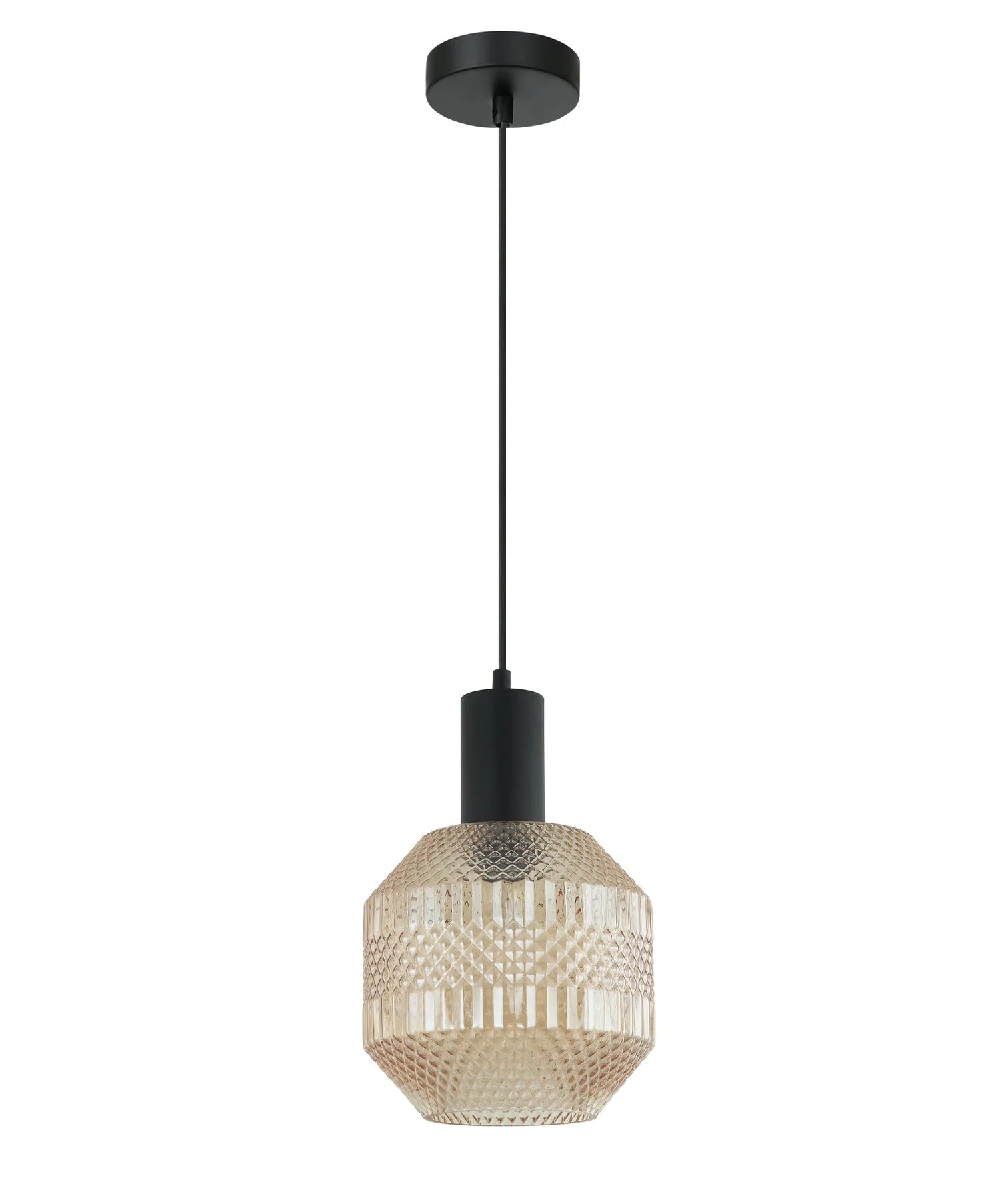 CLA MARACA: Interior Glass Jar With Quadrilateral Segment Pendant Lights