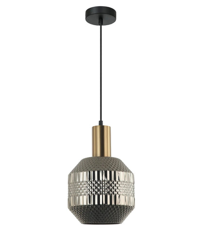 CLA MARACA: Interior Glass Jar With Quadrilateral Segment Pendant Lights - Mases LightingCLA