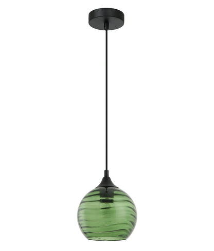 CLA MARBRE: Modern Retro Interior Wine Glass Wavy Glass Pendant Lights - Mases LightingCLA