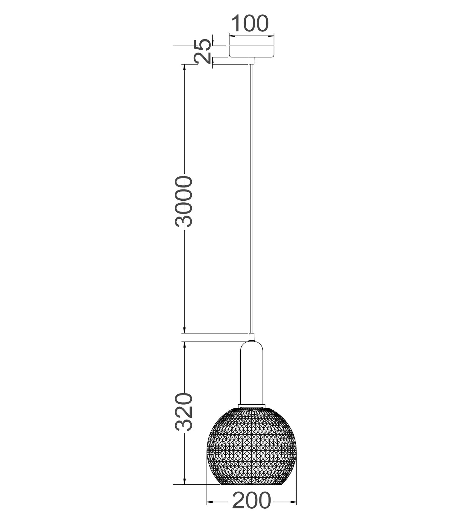 CLA PELOTA: Modern Interior Wine Glass Segmented Glass Pendant Lights - Mases LightingCLA