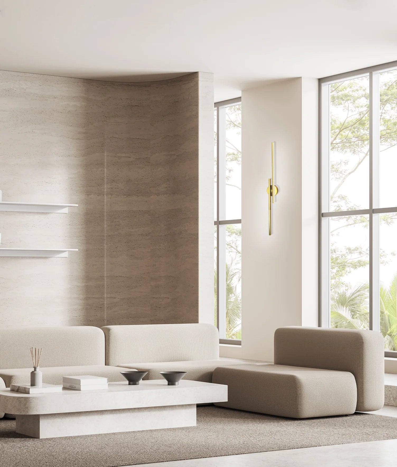 CLA Racha Interior Linear LED Tri-CCT Wall Lights