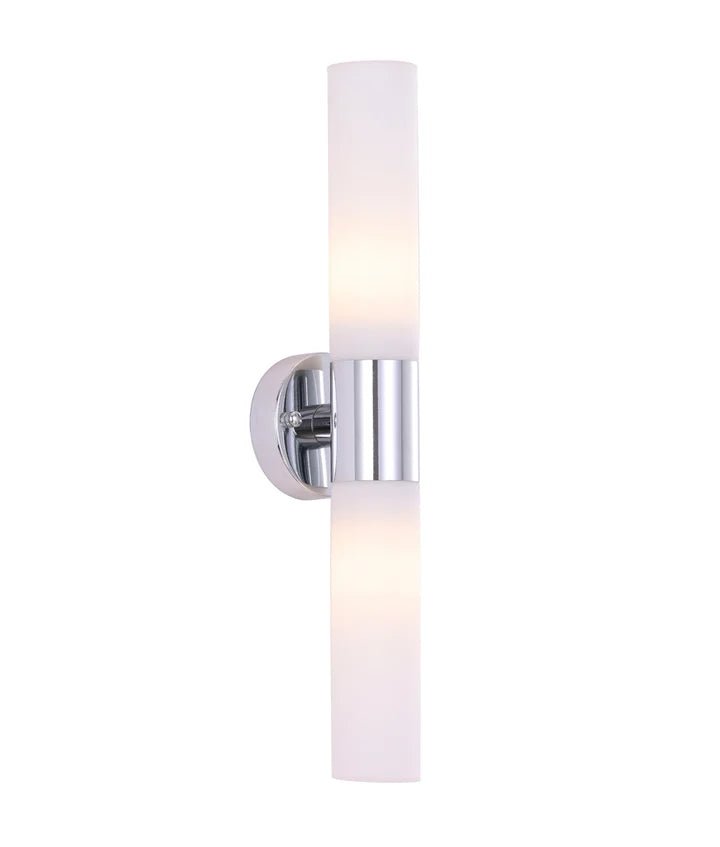 CLA Vara Interior Tubular Up/Down Opal Glass Wall Lights - Mases LightingCLA