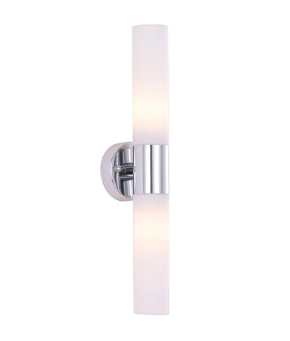 CLA Vara Interior Tubular Up/Down Opal Glass Wall Lights - Mases LightingCLA
