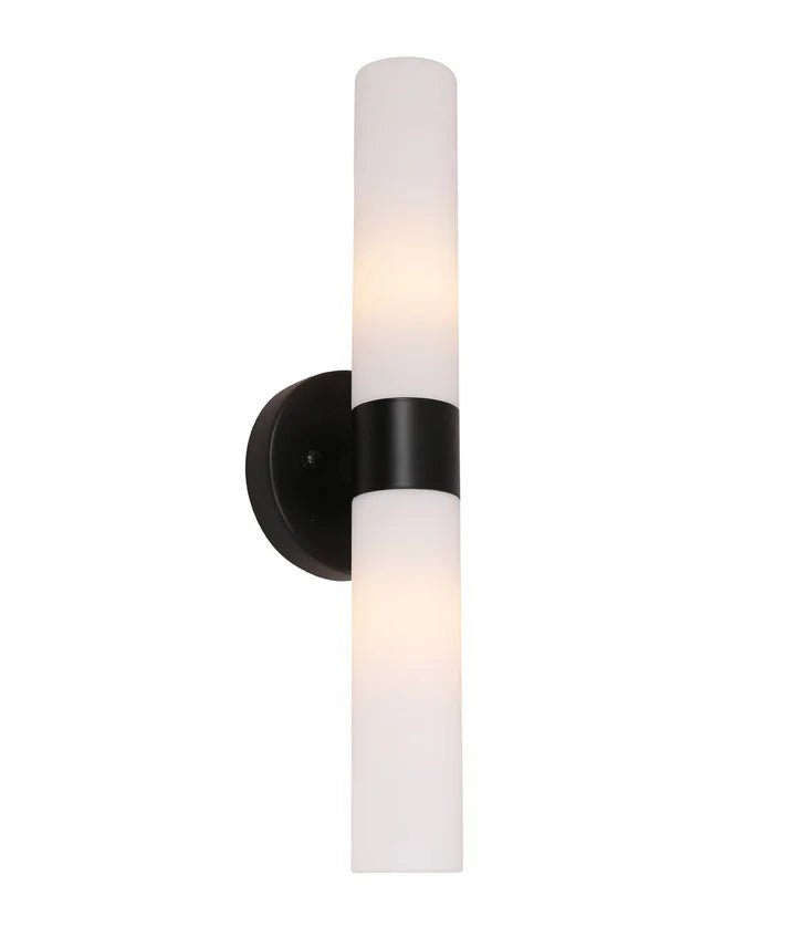 CLA Vara Interior Tubular Up/Down Opal Glass Wall Lights - Mases LightingCLA