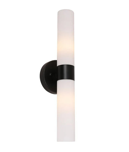 CLA Vara Interior Tubular Up/Down Opal Glass Wall Lights - Mases LightingCLA
