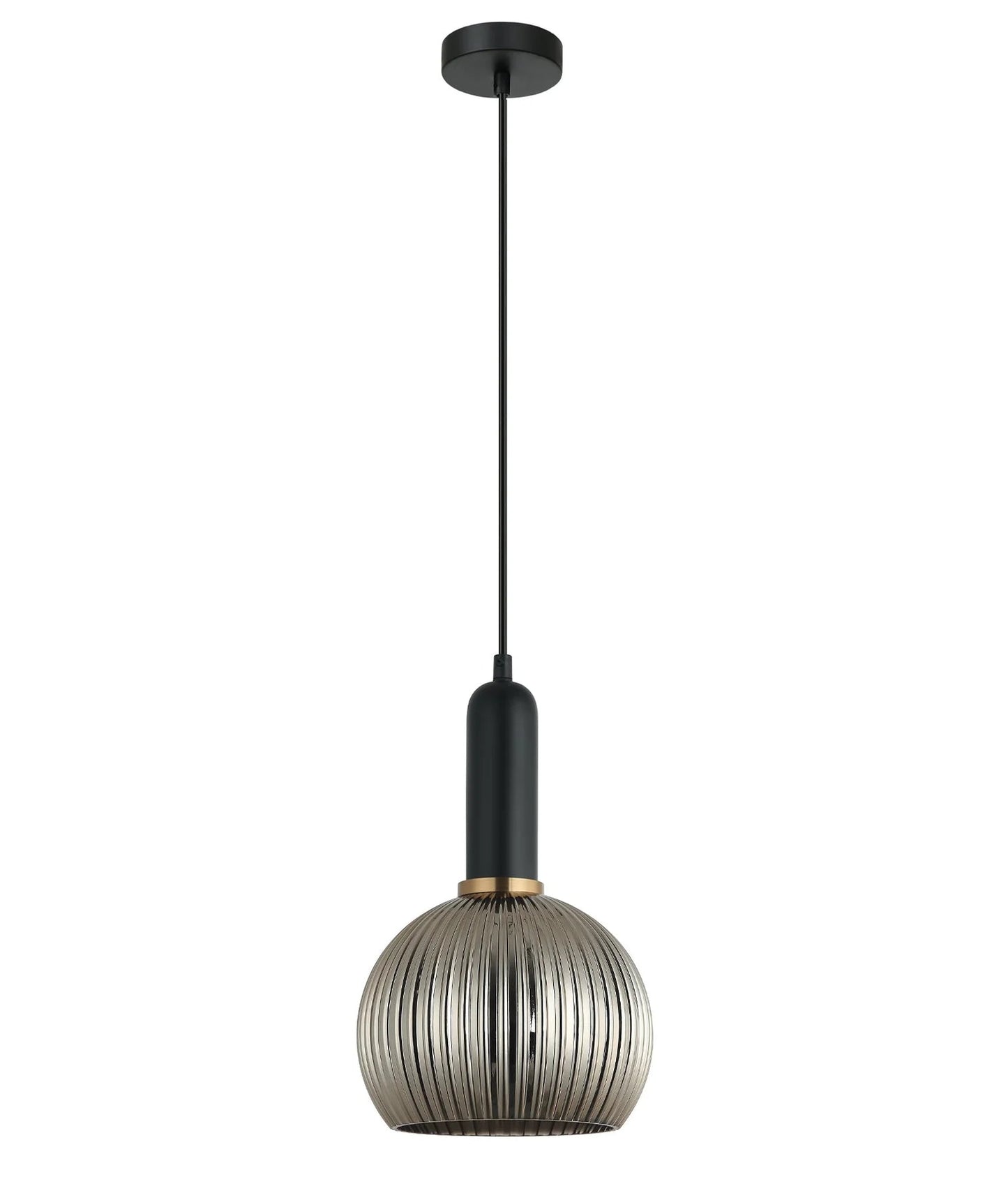 CLA VINTAJ: Interior Wine Glass Shape Ribbed Glass Pendant Lights - Mases LightingCLA