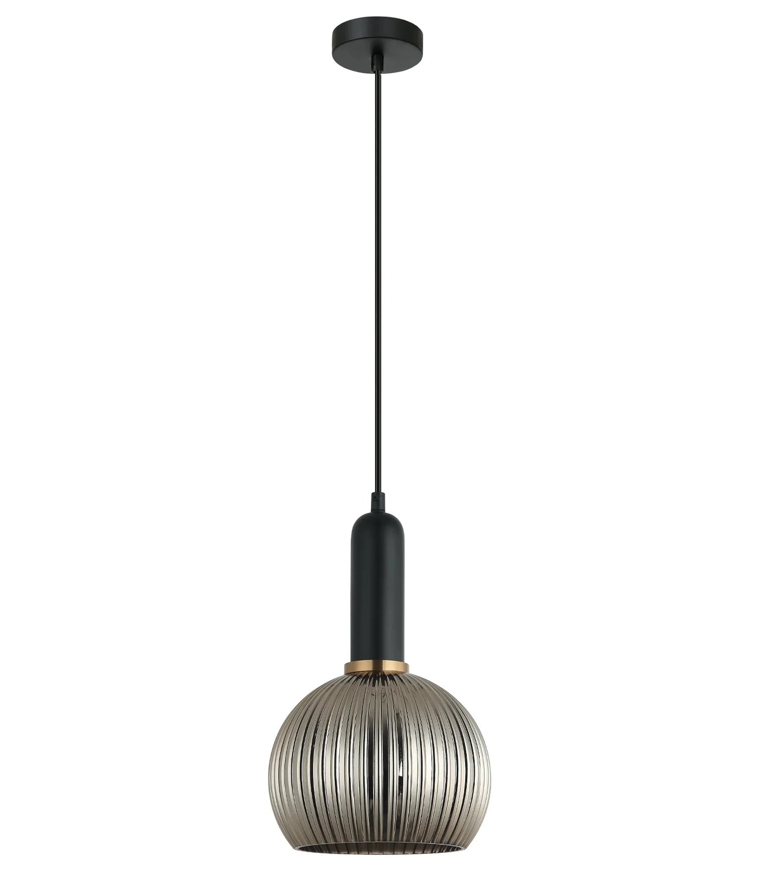 CLA VINTAJ: Interior Wine Glass Shape Ribbed Glass Pendant Lights