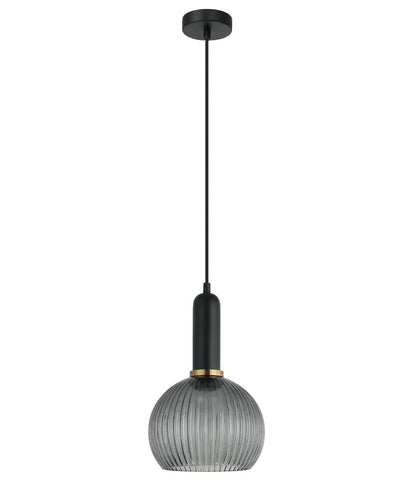 CLA VINTAJ: Interior Wine Glass Shape Ribbed Glass Pendant Lights - Mases LightingCLA