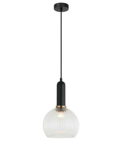 CLA VINTAJ: Interior Wine Glass Shape Ribbed Glass Pendant Lights - Mases LightingCLA