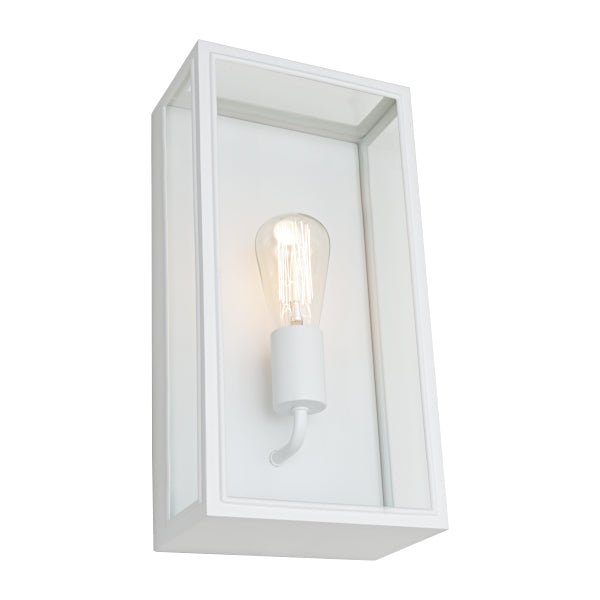 Cougar 1 Light Chester Exterior Wall Light IP44 - White - Mases LightingCougar Lighting