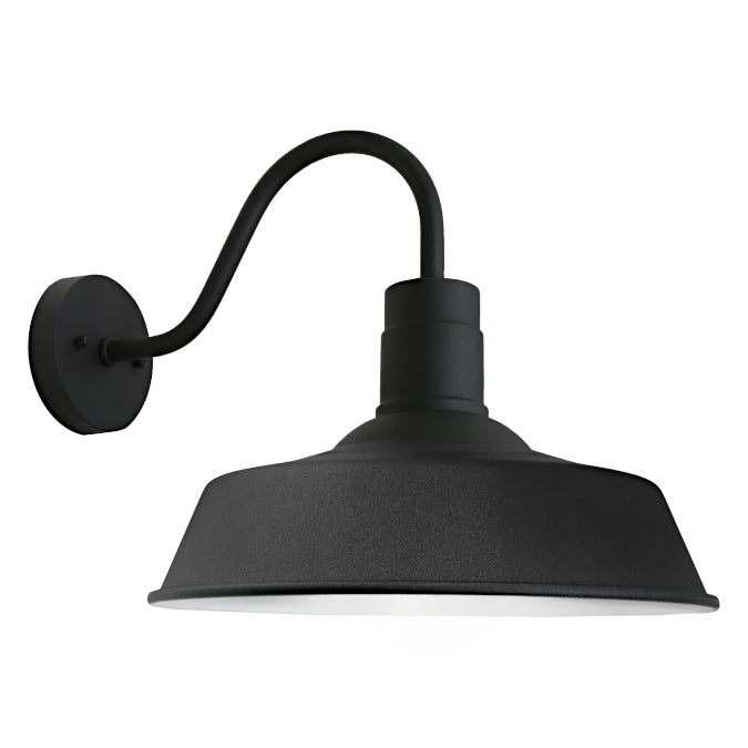 Cougar Arizona Large Exterior Wall Light Black - ARIZ1ELGBLK - Mases LightingCougar Lighting