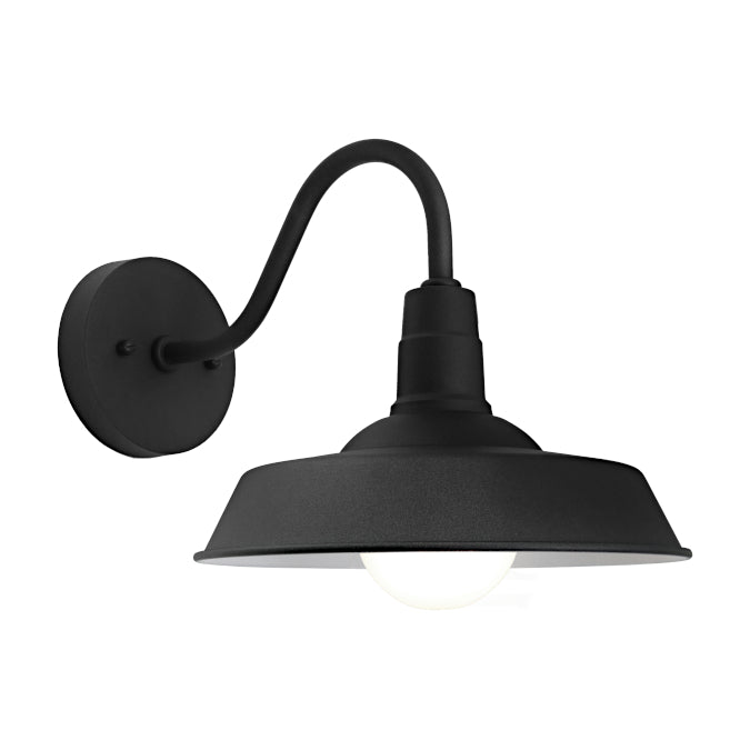 Cougar Arizona Small Exterior Wall Light Black - ARIZ1ESMBLK - Mases LightingCougar Lighting