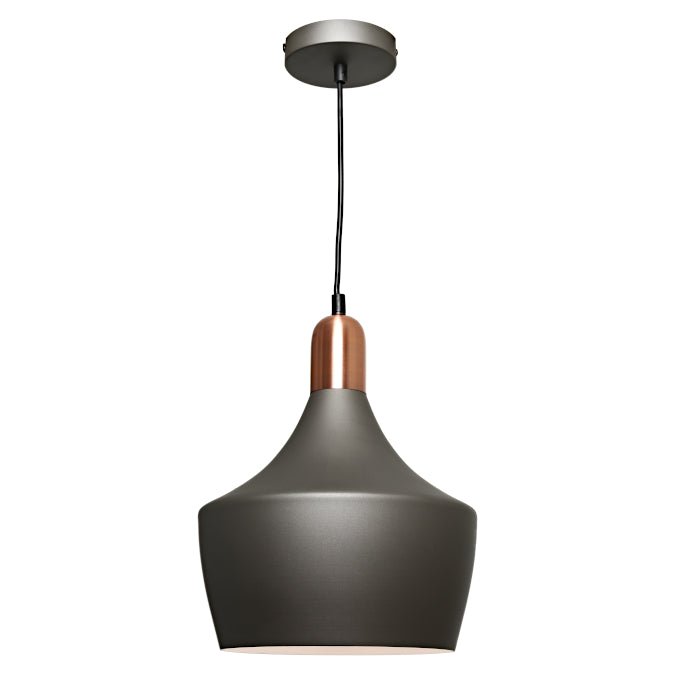 Cougar Bevo 1lt Pendant Copper BEVO1PCOP - Mases LightingCougar Lighting