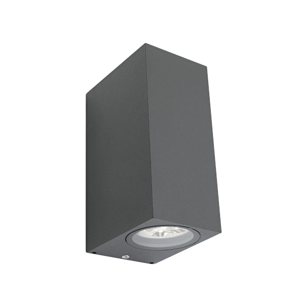 Cougar Brugge 2lt Wall Light Charcoal BRUG2ECHA - Mases LightingCougar Lighting