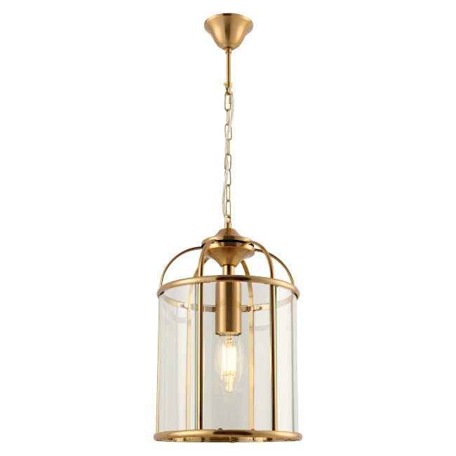 Cougar Clovelly 1 Light Pendant Gold CLOV1PGLD - Mases LightingCougar Lighting