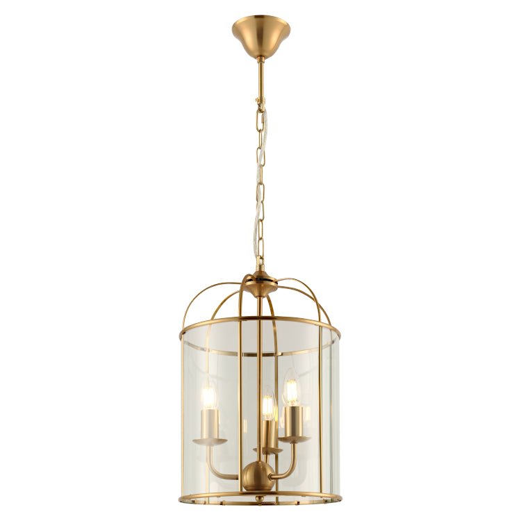 Cougar Clovelly 3 Light Pendant Gold CLOV3PGLD - Mases LightingCougar Lighting