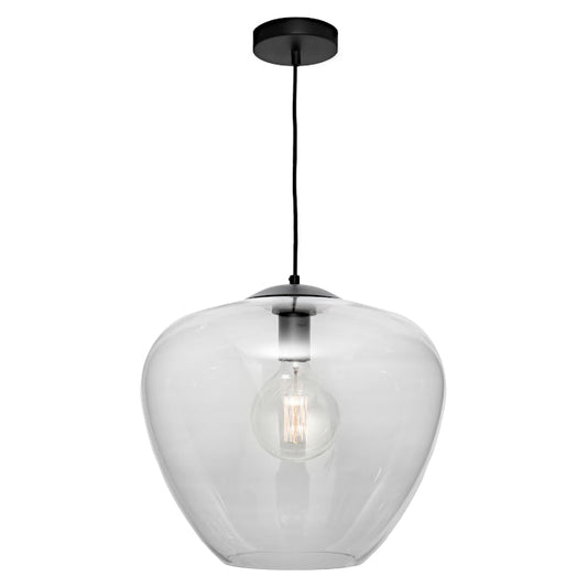 Cougar Helena 1 Light Pendant Large Clear - HELE1PLCL - Mases LightingCougar Lighting
