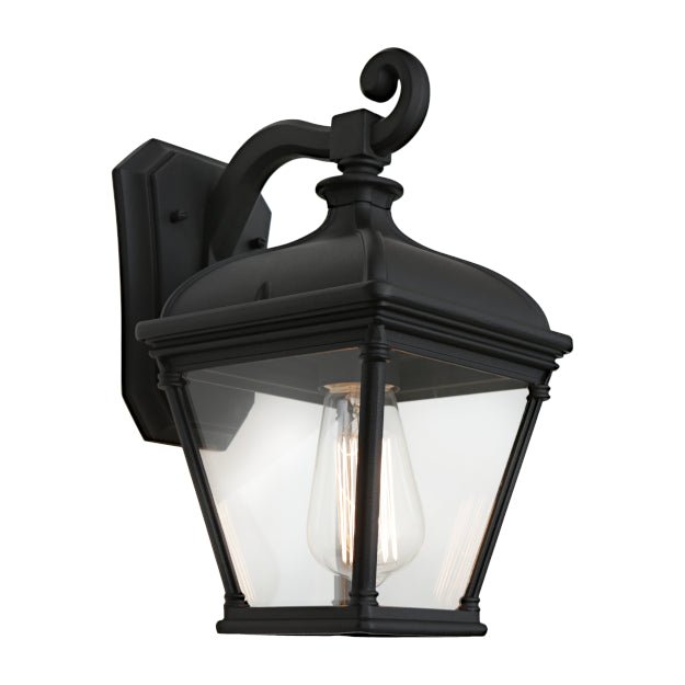 Cougar Hotham Outdoor Wall Light Black - HOTH1EBLK - Mases LightingCougar Lighting