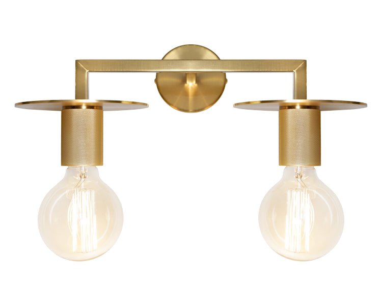 Cougar Inka 2 Light Wall Light Gold - INKA2WGLD - Mases LightingCougar Lighting