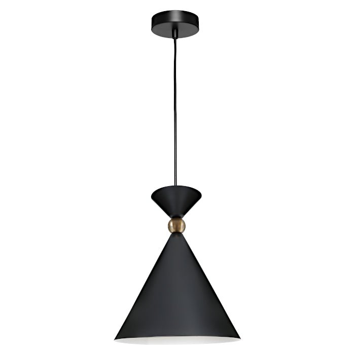 Cougar Krissy Small 1 Light Pendant Black - KRISS1PSBLK - Mases LightingCougar Lighting