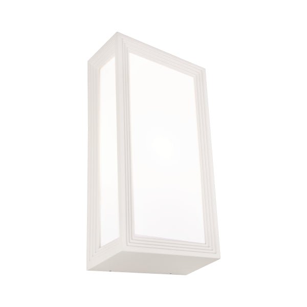 Cougar Lyon 1 Light Wall Light White - LYON1EWHT - Mases LightingCougar Lighting