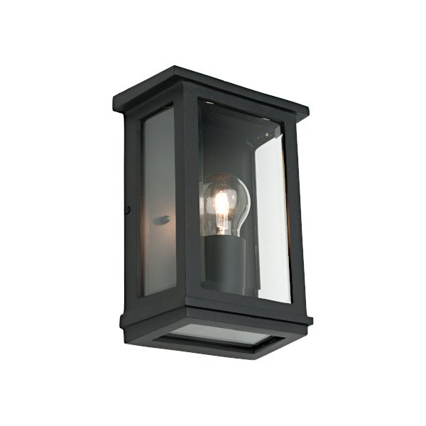 Cougar Madrid 1 Light Wall Light Small Black - MAD1ESMBLK - Mases LightingCougar Lighting