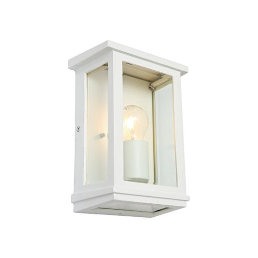 Cougar Madrid 1 Light Wall Light Small White - MAD1ESMWHT - Mases LightingCougar Lighting