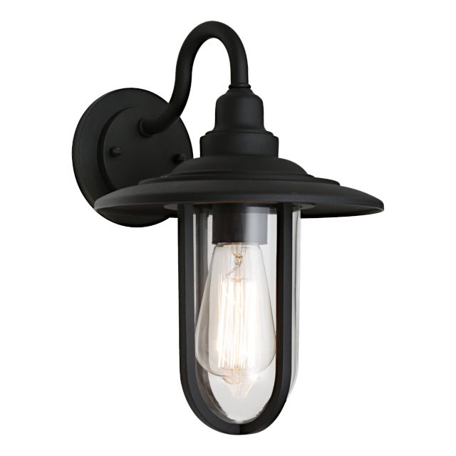 Cougar Montana Outdoor Wall Light Black - MONT1EBLK - Mases LightingCougar Lighting