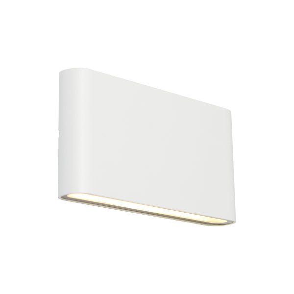 Cougar Napa 10W Up & Down LED Wall Light White / Tri - Colour - NAPA2EWHT - Mases LightingCougar Lighting