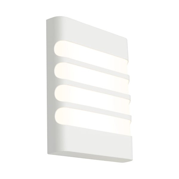 Cougar Odessa 10W LED Outdoor Grilled Wall Light White / Tri - Colour - ODES1EGWHT - Mases LightingCougar Lighting